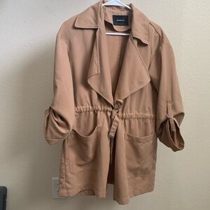 Stradivarius European flowy summer jacket